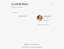 Tablet Screenshot of lareddemario.net